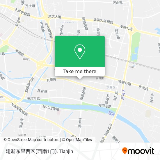 建新东里西区(西南1门) map
