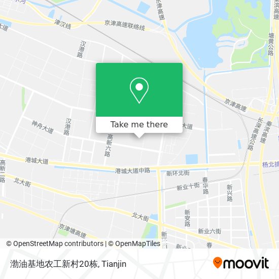 渤油基地农工新村20栋 map