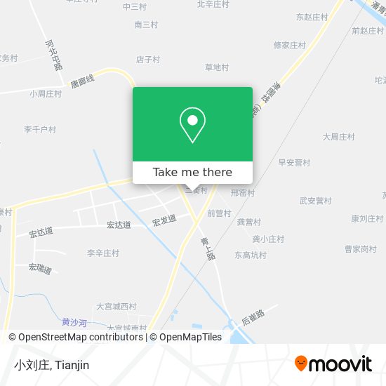 小刘庄 map
