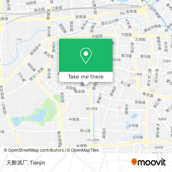 天酿酒厂 map