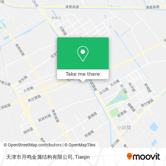 天津市月鸣金属结构有限公司 map