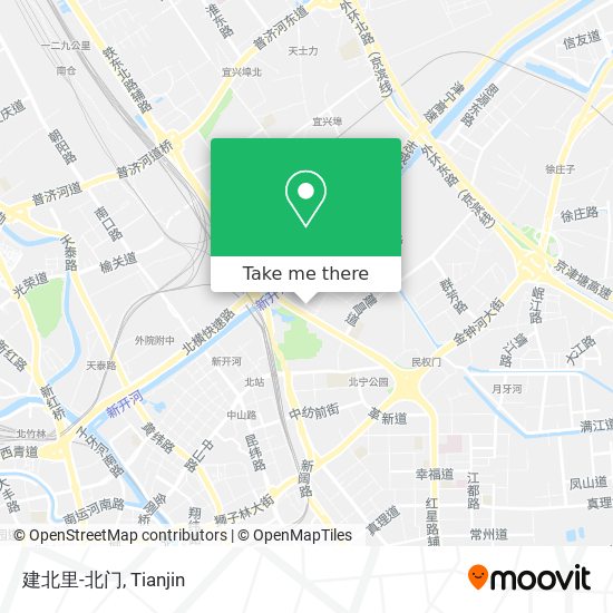 建北里-北门 map