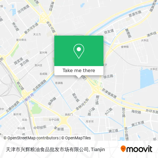 天津市兴辉粮油食品批发市场有限公司 map