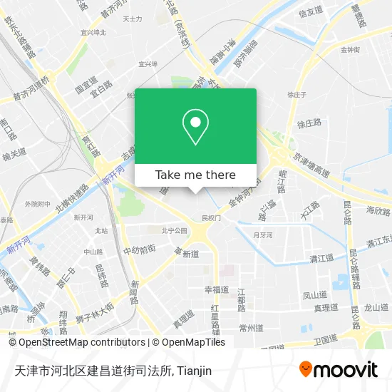 天津市河北区建昌道街司法所 map