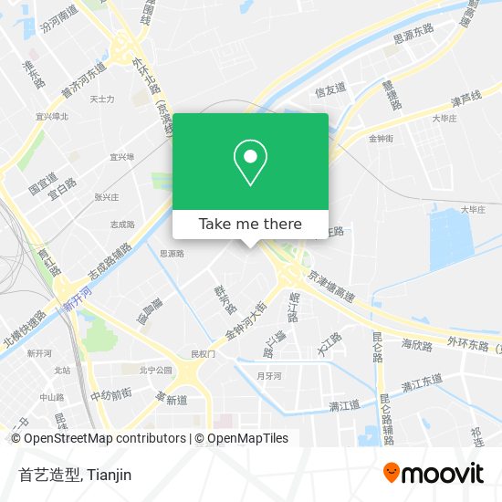 首艺造型 map