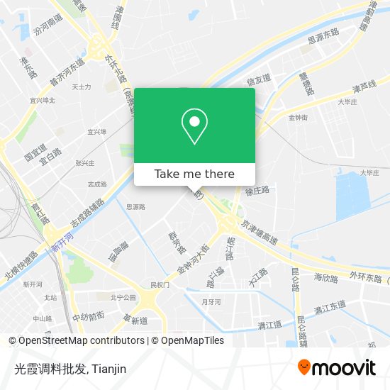 光霞调料批发 map