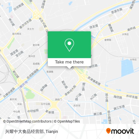 兴耀中大食品经营部 map