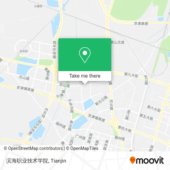 滨海职业技术学院 map