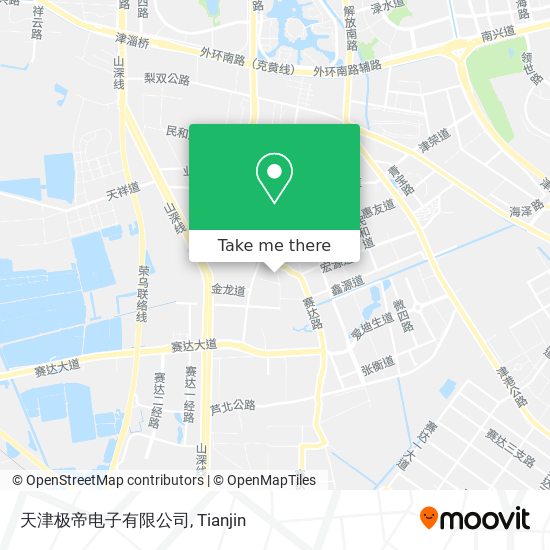天津极帝电子有限公司 map