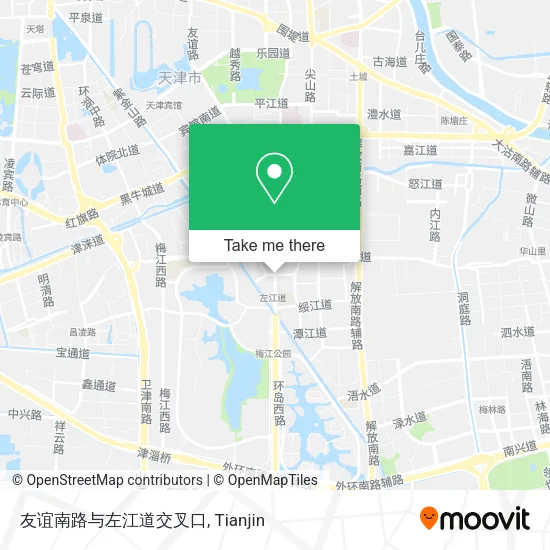 友谊南路与左江道交叉口 map