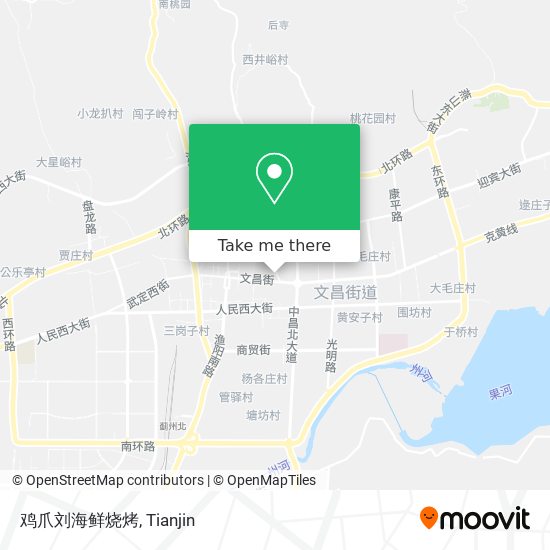 鸡爪刘海鲜烧烤 map