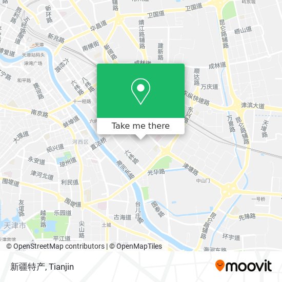 新疆特产 map