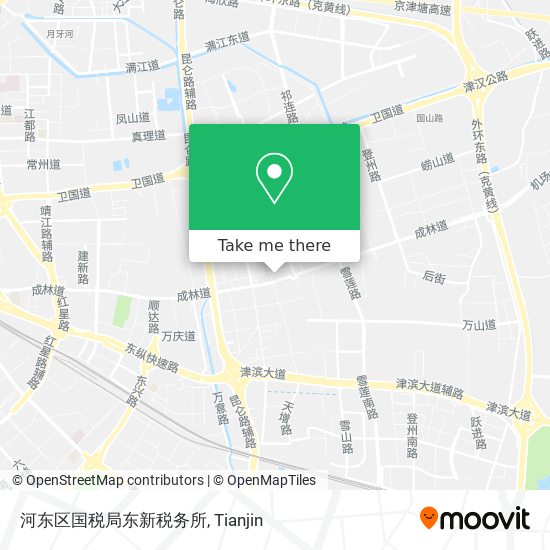河东区国税局东新税务所 map