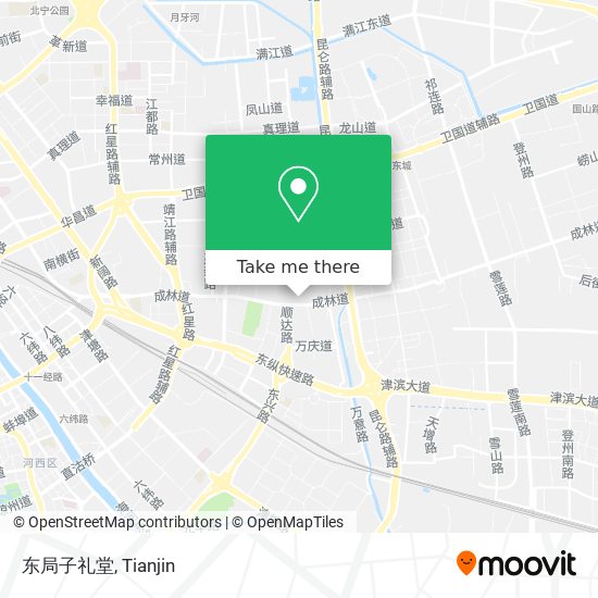 东局子礼堂 map