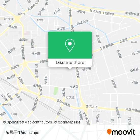 东局子1栋 map