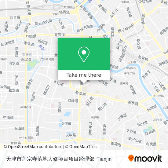 天津市莲宗寺落地大修项目项目经理部 map