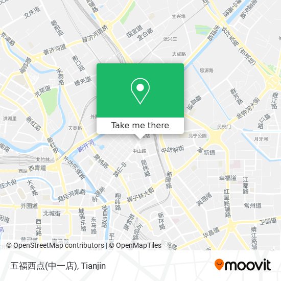 五福西点(中一店) map