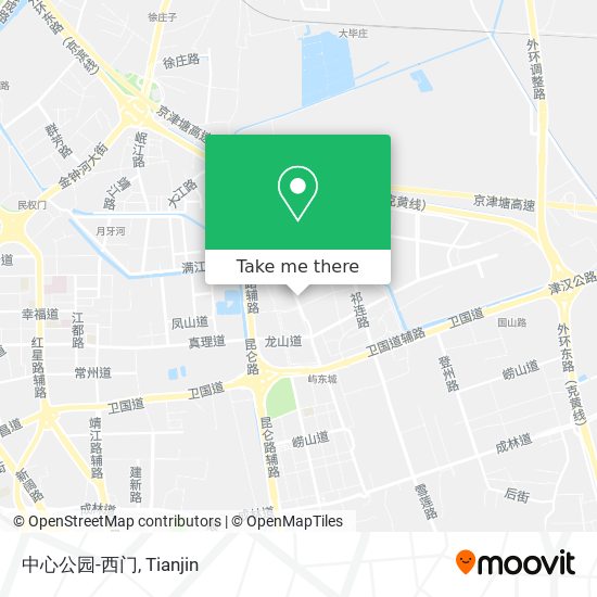中心公园-西门 map