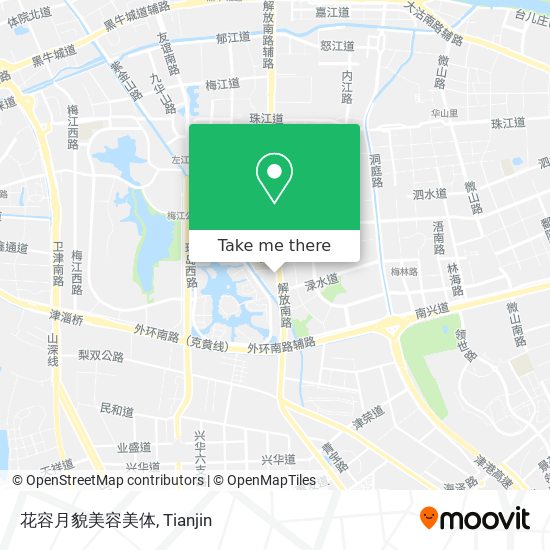 花容月貌美容美体 map