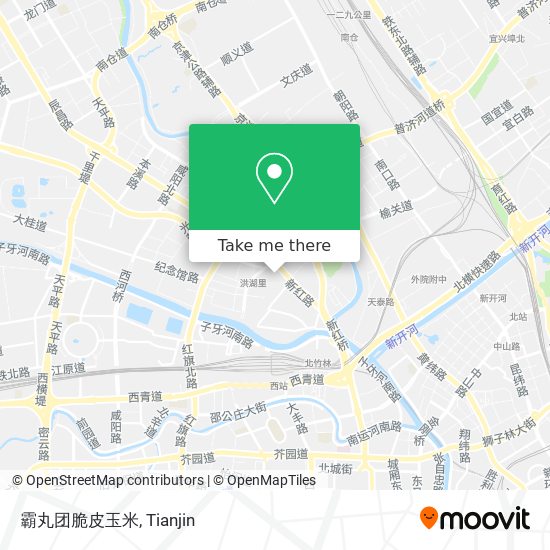 霸丸团脆皮玉米 map