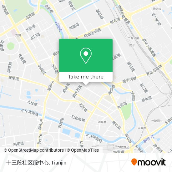 十三段社区服中心 map