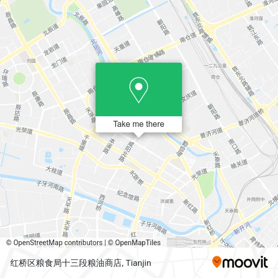 红桥区粮食局十三段粮油商店 map