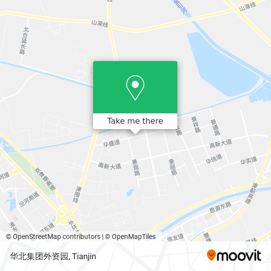 华北集团外资园 map