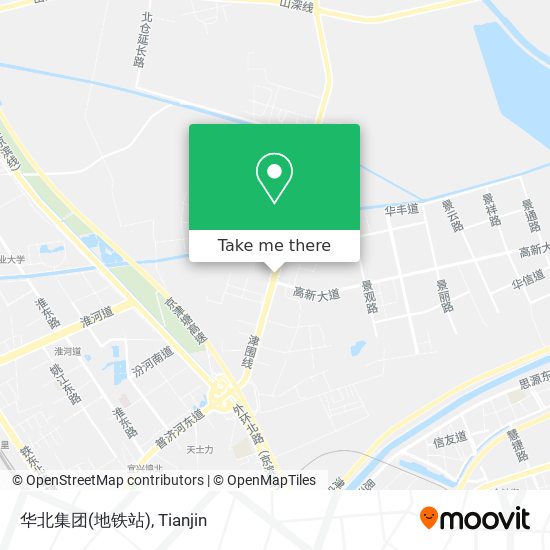 华北集团(地铁站) map
