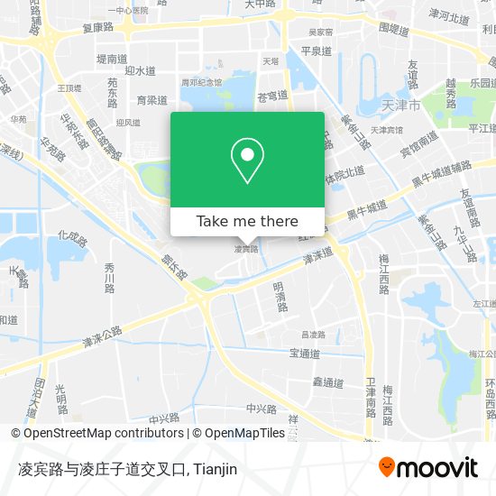 凌宾路与凌庄子道交叉口 map