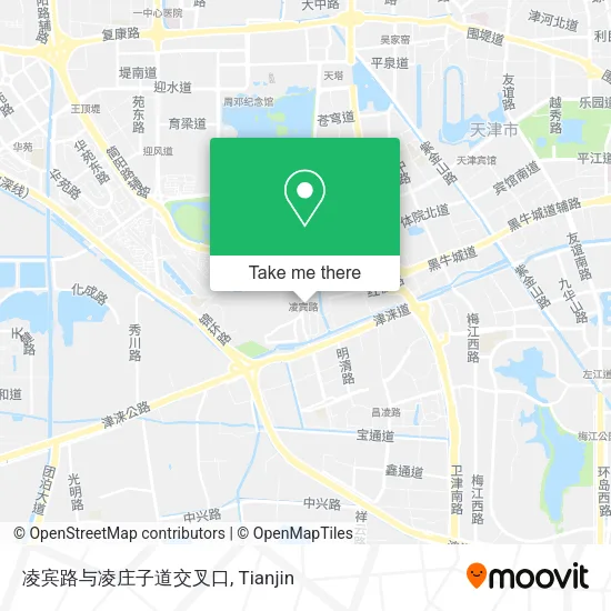 凌宾路与凌庄子道交叉口 map