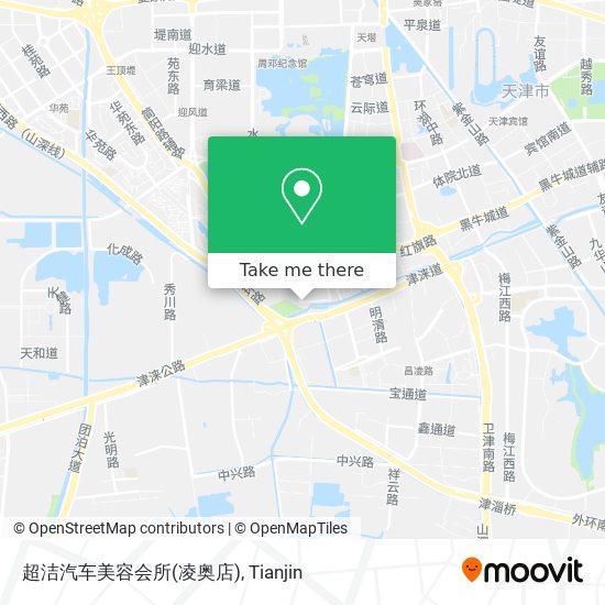 超洁汽车美容会所(凌奥店) map