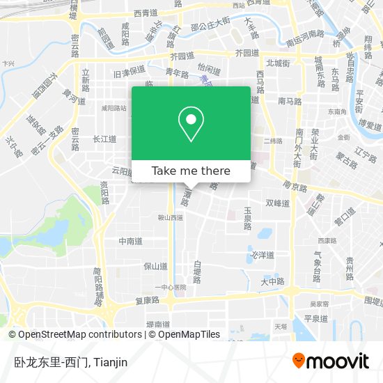 卧龙东里-西门 map