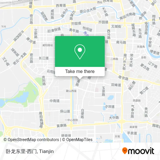 卧龙东里-西门 map