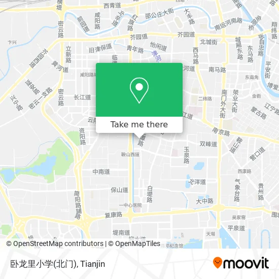 卧龙里小学(北门) map
