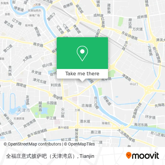 全福庄意式披萨吧（天津湾店） map