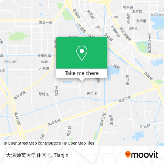 天津师范大学休闲吧 map