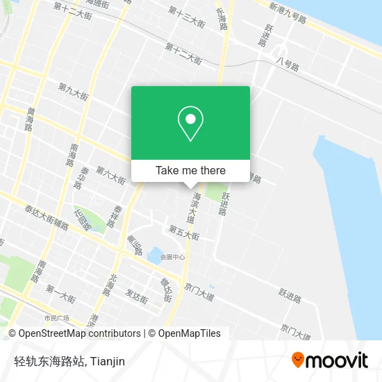 轻轨东海路站 map