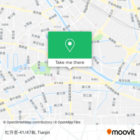 红升里-41/47栋 map