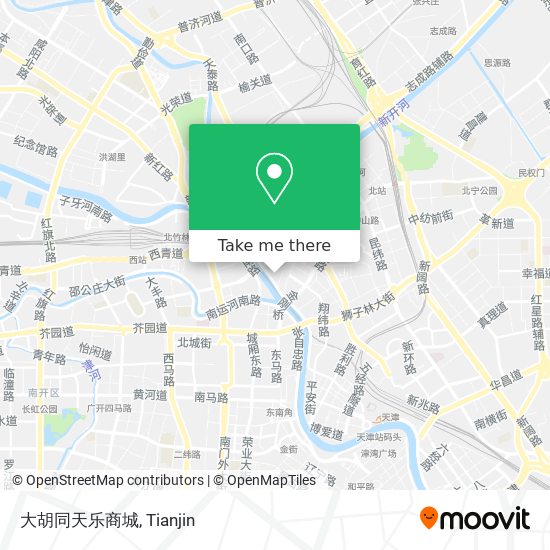 大胡同天乐商城 map