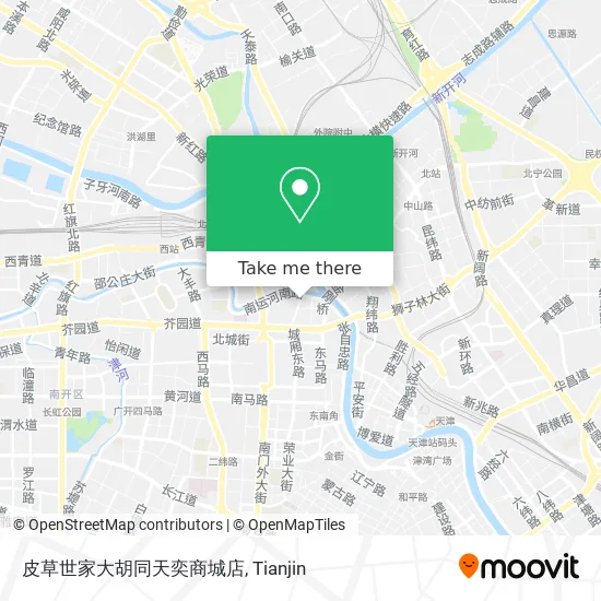 皮草世家大胡同天奕商城店 map
