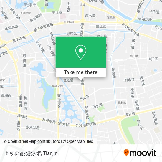 坤如玛丽游泳馆 map