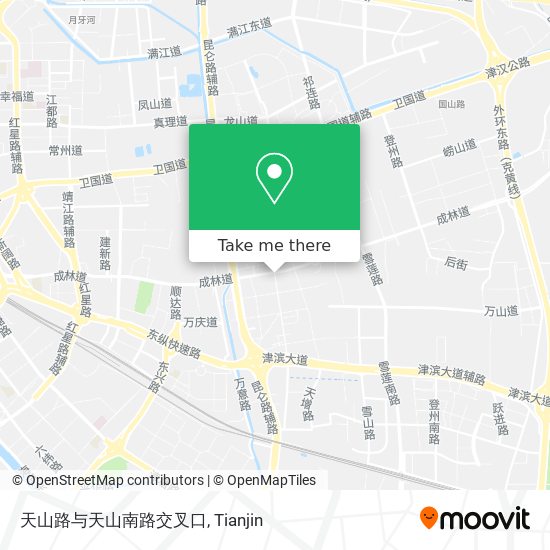 天山路与天山南路交叉口 map