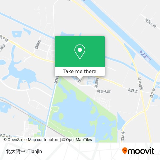 北大附中 map