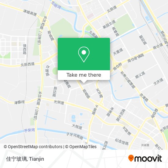 佳宁玻璃 map