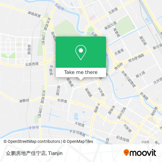 众鹏房地产佳宁店 map