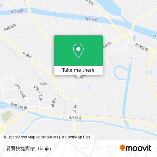 易而快捷宾馆 map