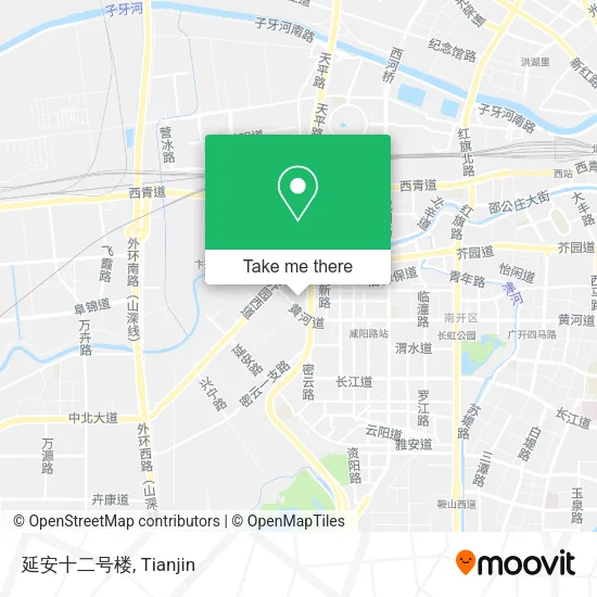 延安十二号楼 map