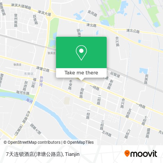 7天连锁酒店(津塘公路店) map