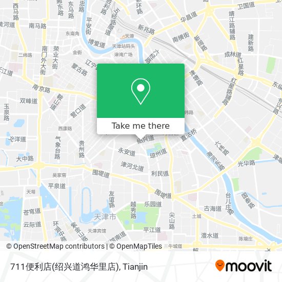 711便利店(绍兴道鸿华里店) map