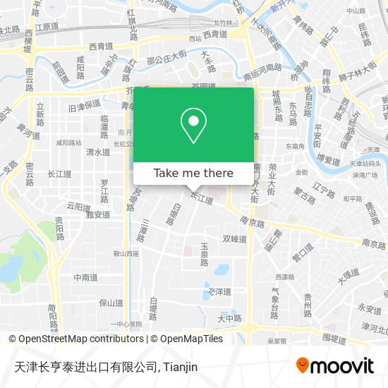 天津长亨泰进出口有限公司 map